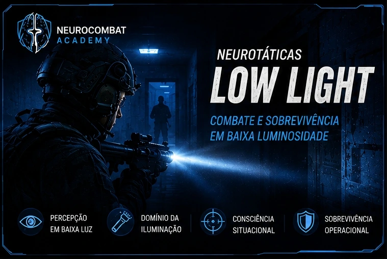 Conceito visual do curso NeuroTáticas Low Light
